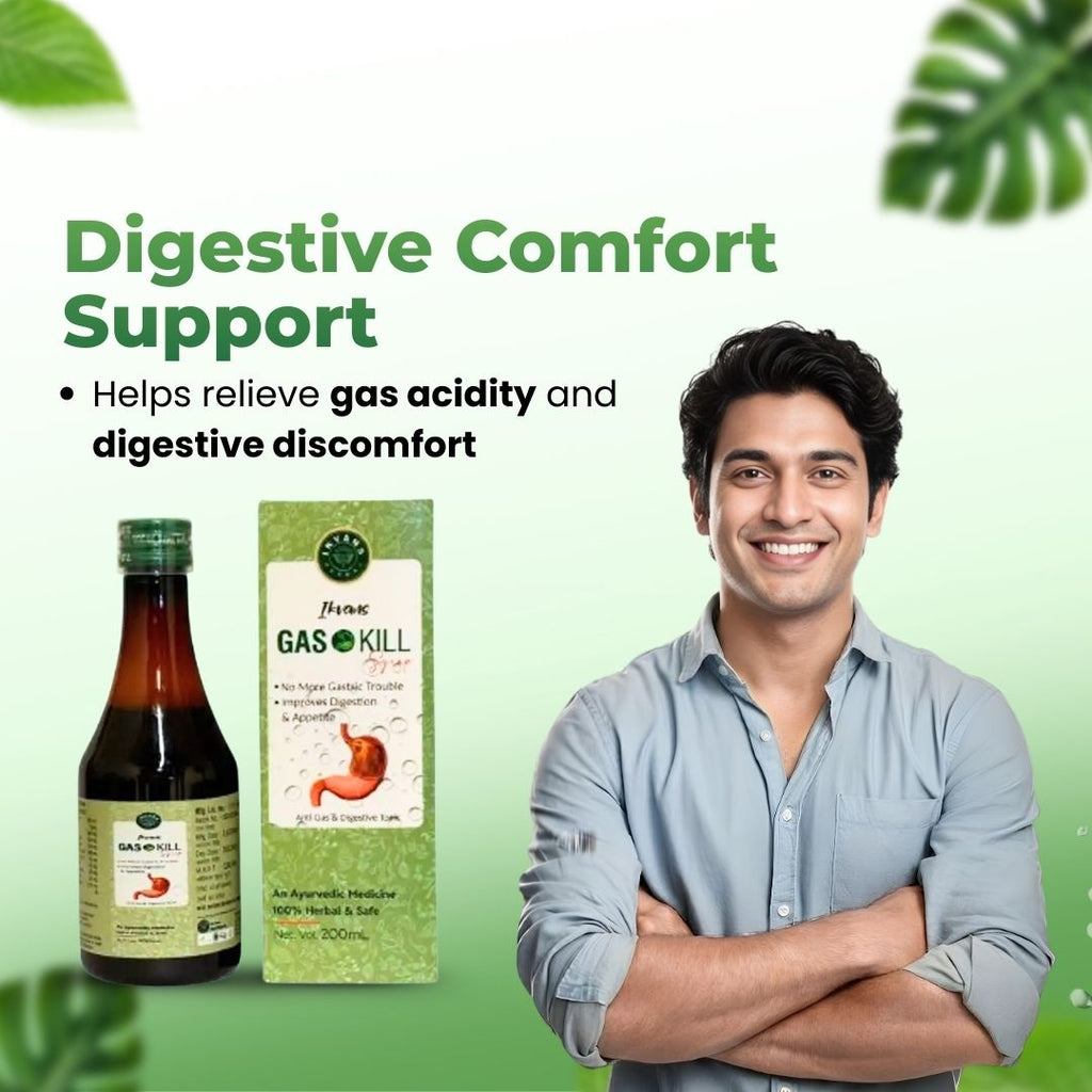 Gas O Kill Ayurvedic Syrup – Pack of 2