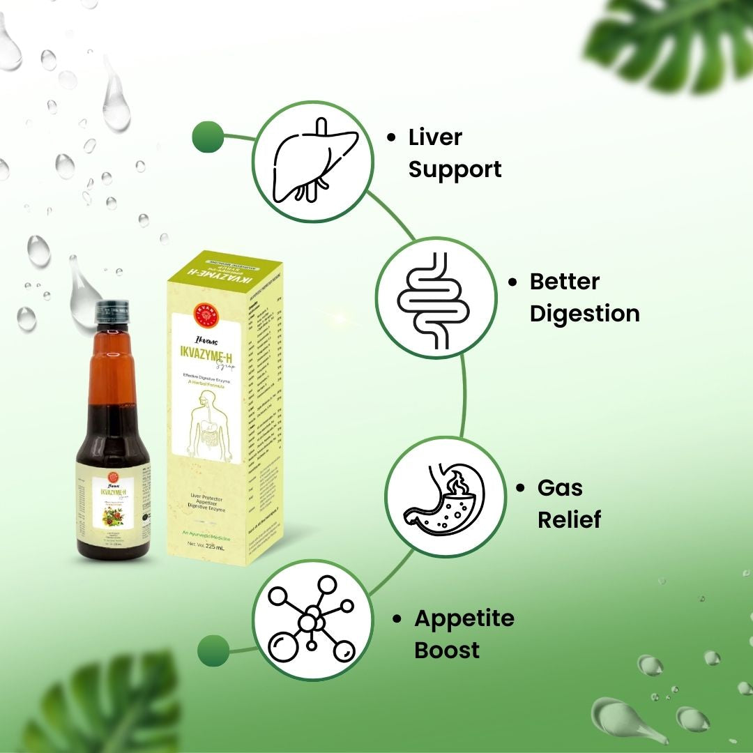 Ikvazyme-H Liver Support Syrup – Pack of 2