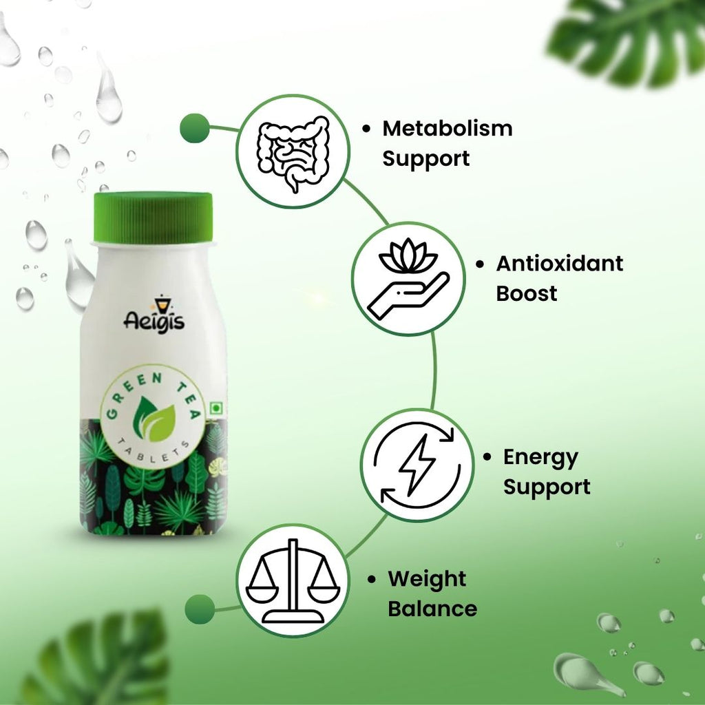 Aeigis Ayurvedic Green Tea Tablets