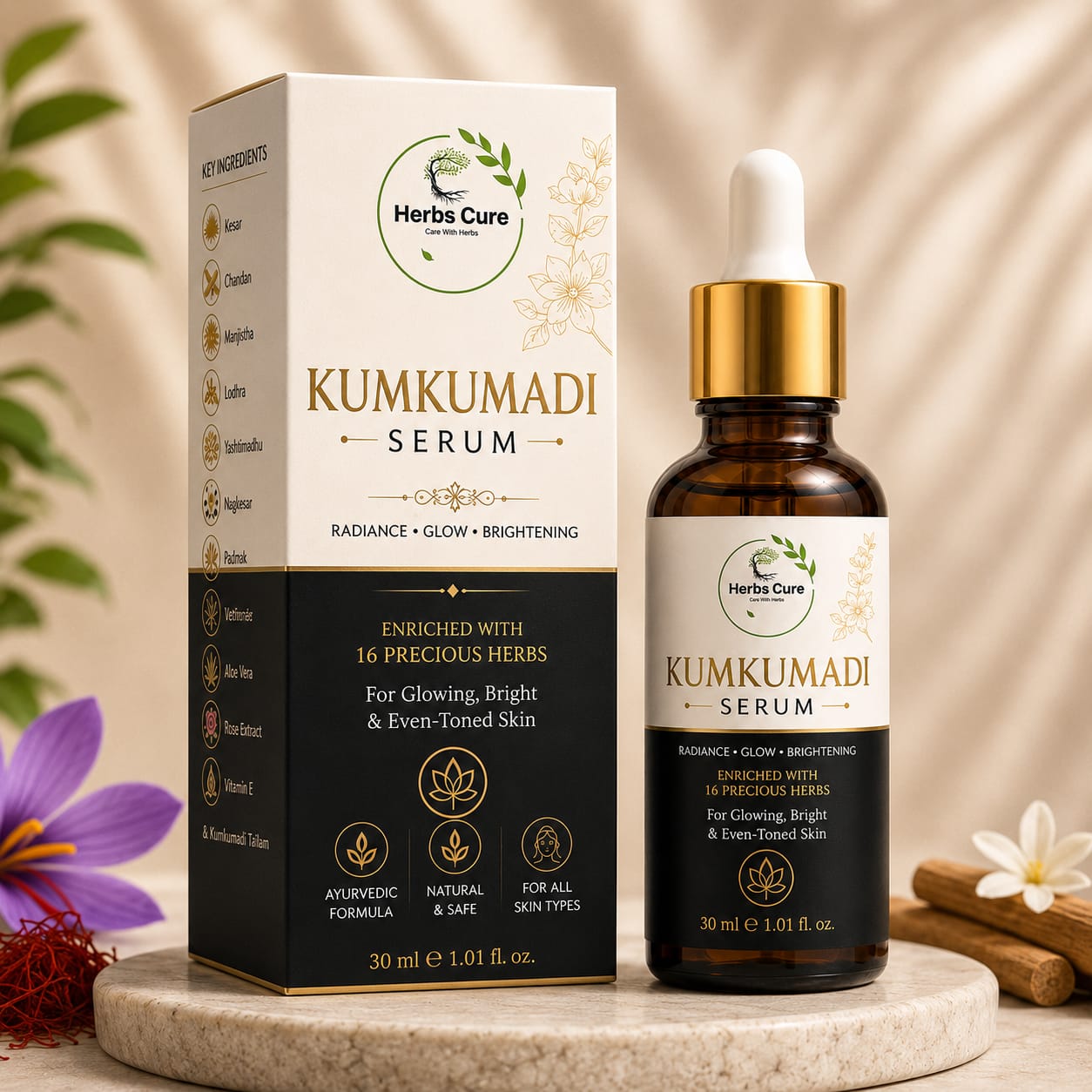 Herbscure Kumkumadi Face Serum